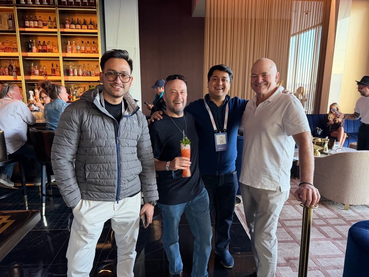 Crypto Mondays attendees networking